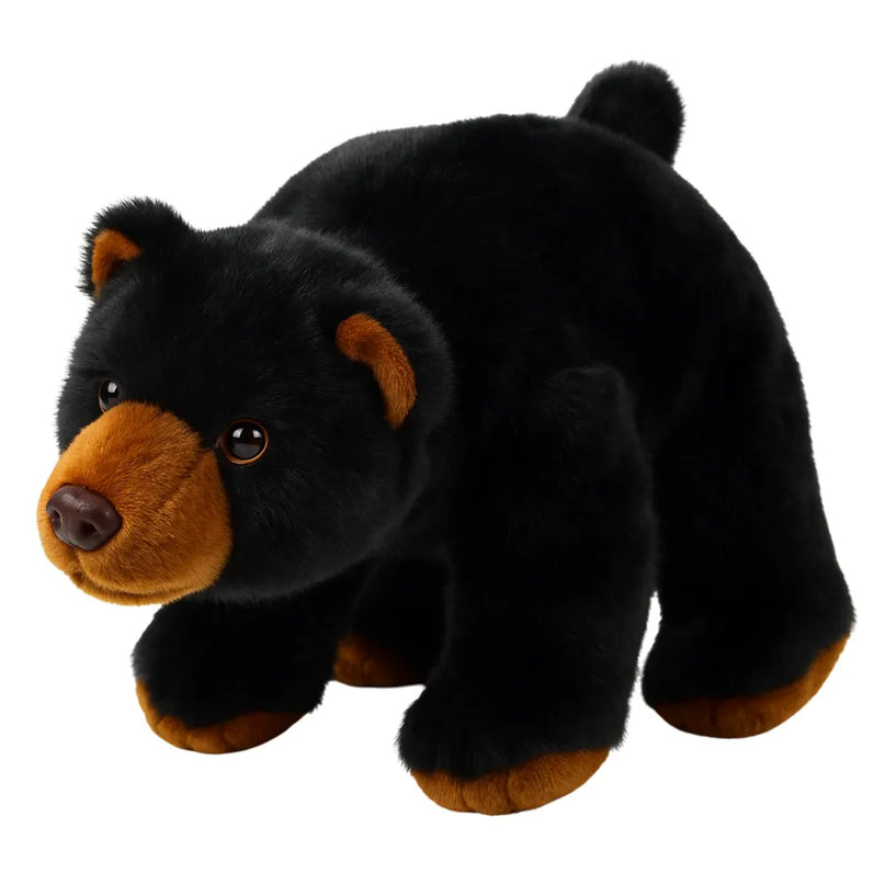 Pliušinis meškiukas – 28 cm, juodas