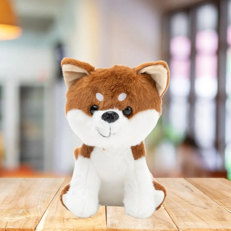 Pliušinis Shiba Inu šuniukas 20 cm