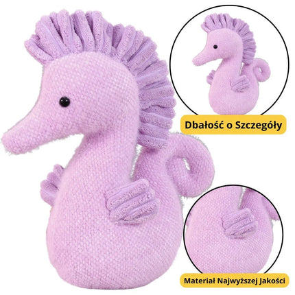 Pliušinis violetinis jūrų arkliukas 25 cm