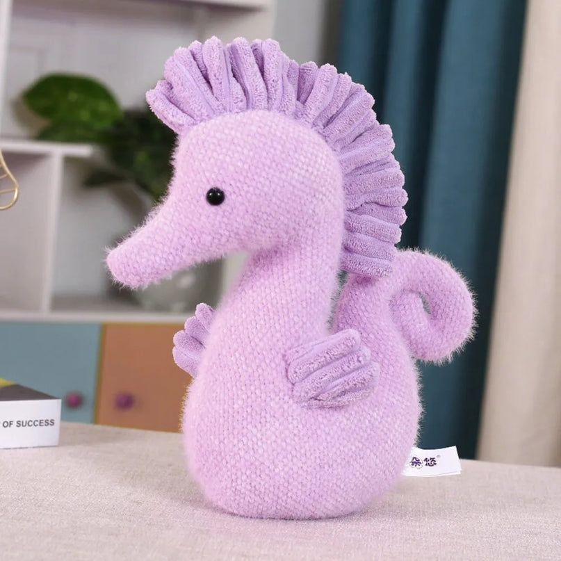 Pliušinis violetinis jūrų arkliukas 25 cm