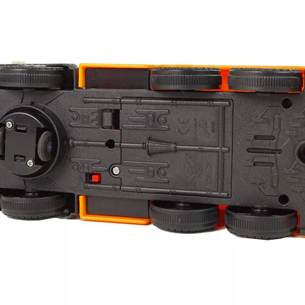 Greitosios pagalbos automobilis su šviesos efektu