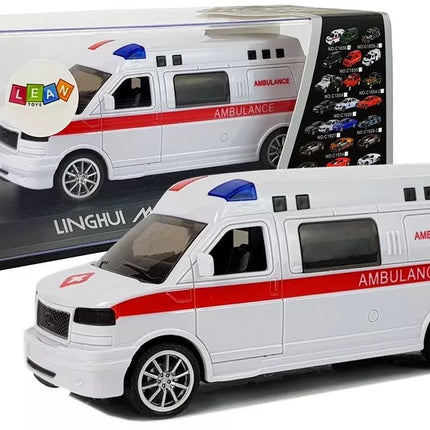 Greitosios pagalbos automobilis su garso ir šviesos efektais