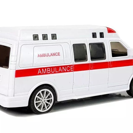 Greitosios pagalbos automobilis su garso ir šviesos efektais