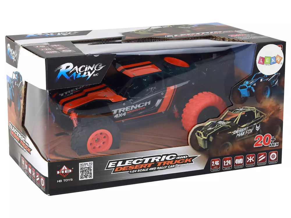Nuotoliniu būdu valdomas visureigis R/C 1:24 Orange