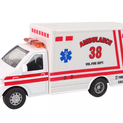 Greitosios pagalbos automobilis su trinties pavara