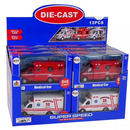 Greitosios pagalbos automobilis su trinties pavara