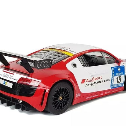 Automobilis R/C Audi R8 LMS Rastar 1:14 Baltai raudonas