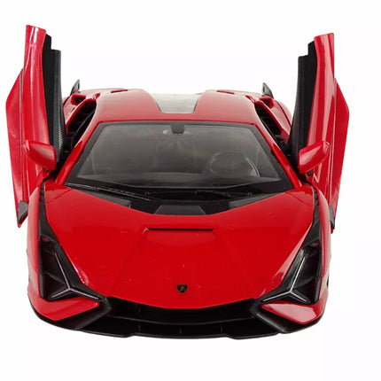 Automobilis R/C Lamborghini Sian FKP 37 Rastar 1:14 Raudonas su nuotolinio valdymo pulteliu