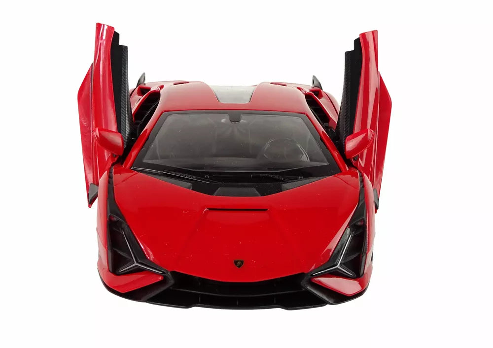 Automobilis R/C Lamborghini Sian FKP 37 Rastar 1:14 Raudonas su nuotolinio valdymo pulteliu