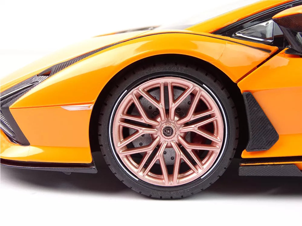 Automobilis R/C Lamborghini Sian FKP 37 Rastar 1:14 oranžinė nuotolinio valdymo pultas