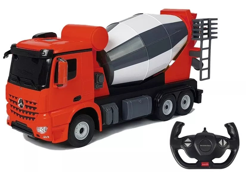 Automobilis R/C Mercedes-Benz Arocs Rastar 1:14 Raudonas