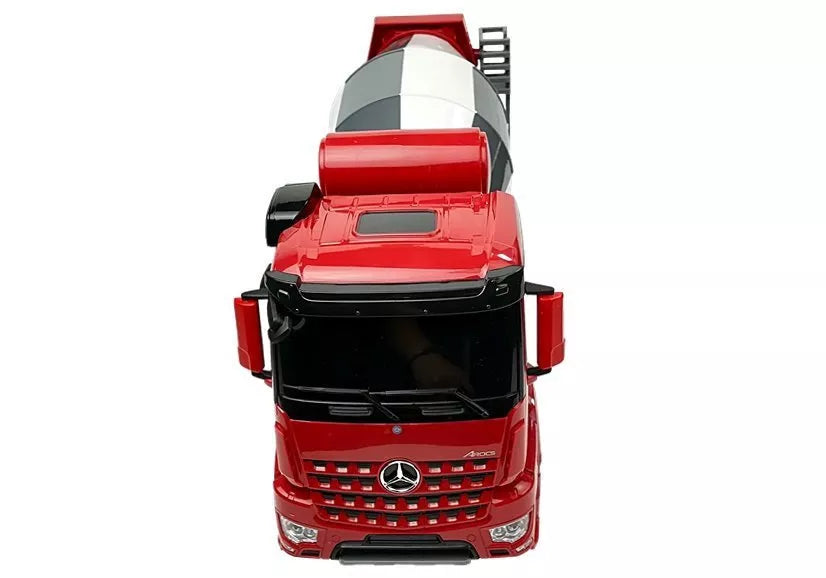 Automobilis R/C Mercedes-Benz Arocs Rastar 1:14 Raudonas