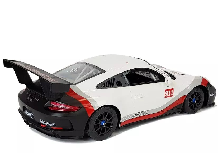 Automobilis R/C Porsche 911 GT3 CUP Rastar 1:14 Baltas