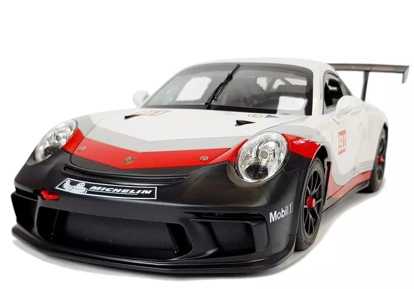 Automobilis R/C Porsche 911 GT3 CUP Rastar 1:14 Baltas