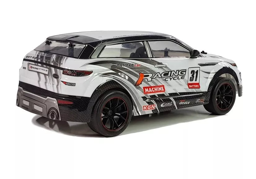 Nuotoliniu būdu valdomas ralio automobilis 1:10 baltas R/C