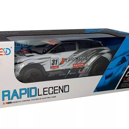 Nuotoliniu būdu valdomas ralio automobilis 1:10 baltas R/C