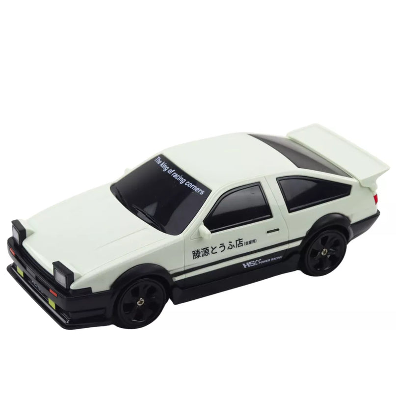 Sporto automobilis Driftas Su keičiamomis ratais Nuotolinio valdymo RC 4WD Balta.