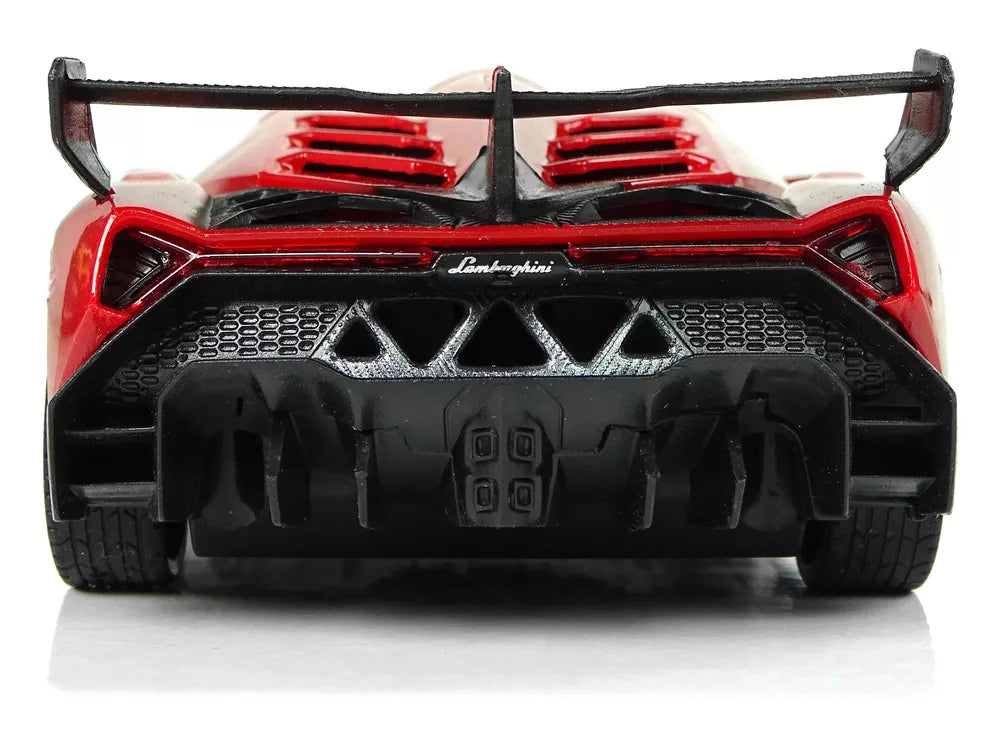Sportinis automobilis R/C 1:24 Lamborghini Veneno Red 2.4 G Lights