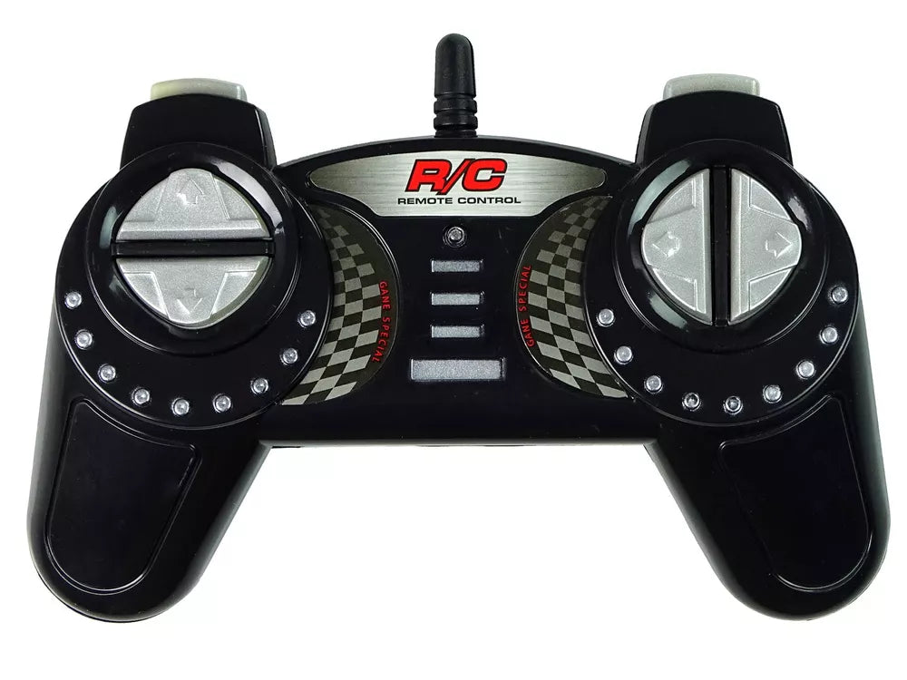 Lenktyninis sportinis automobilis R/C 1:18 Corvette C6.R baltas 2.4 G žibintai