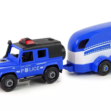 Visureigio automobilių transporteris, policijos pasidaryk pats