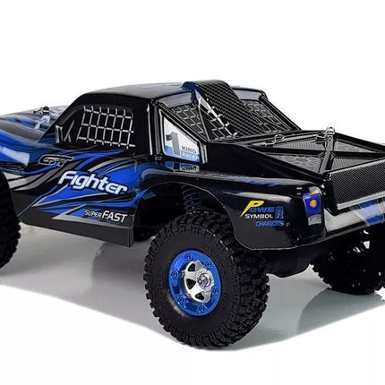 Nuotoliniu būdu valdomas automobilis FY-01 4x4 Pick Up 1:12 R/C 40 km/h mėlyna