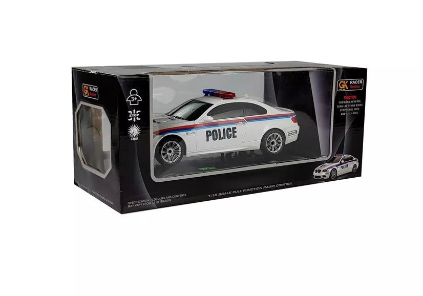 RC automobilis Policija 1:18 R / C