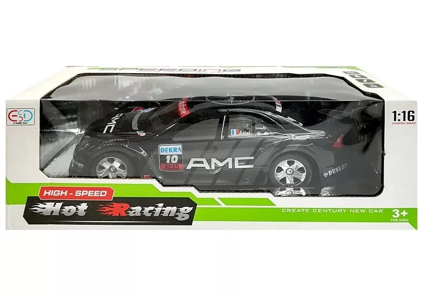 Radijo bangomis valdomas sportinis automobilis R/C 1:16 juodas