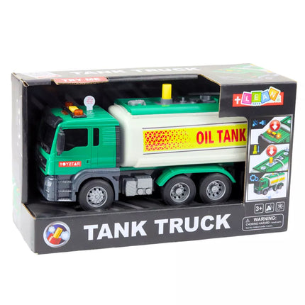 Žalia autocisterna su vandens pylimo funkcija