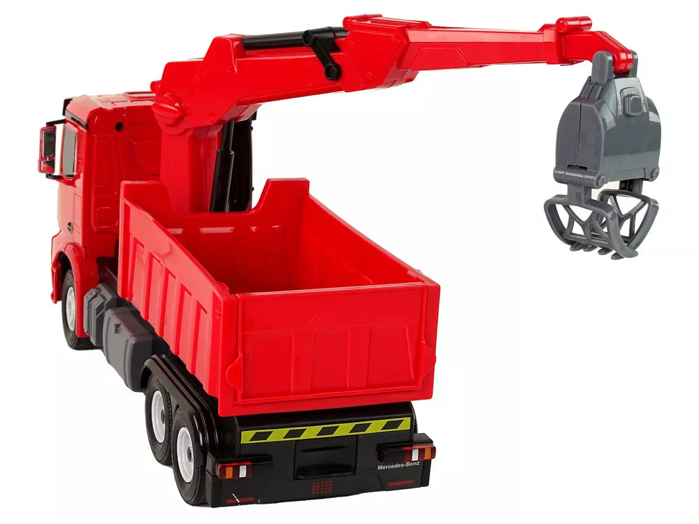 Mercedes Rastar Grab Truck Raudona