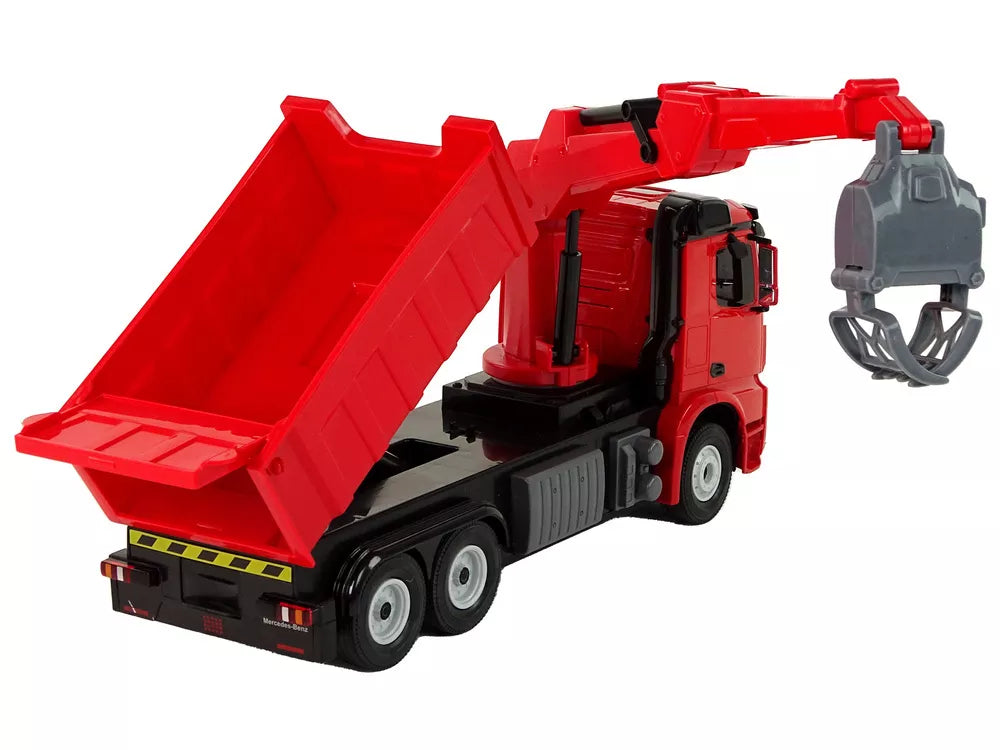 Mercedes Rastar Grab Truck Raudona