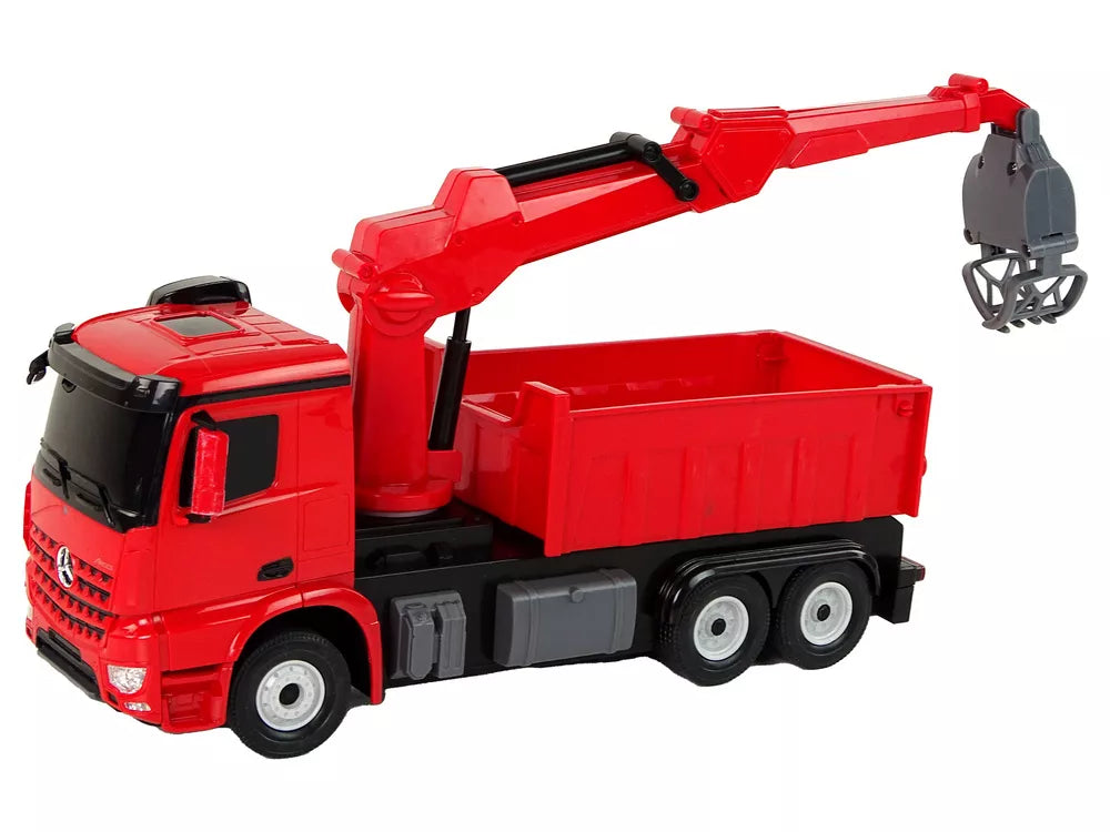 Mercedes Rastar Grab Truck Raudona