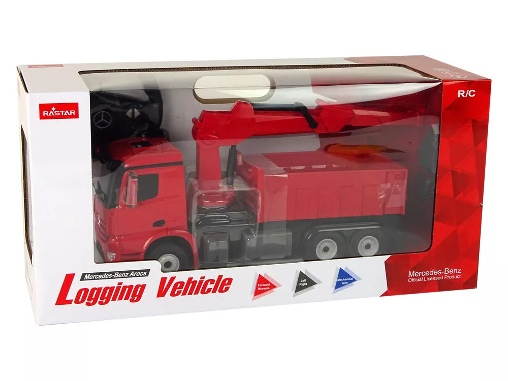 Mercedes Rastar Grab Truck Raudona