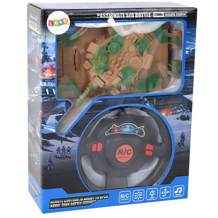 R / C rezervuaras Nuotoliniu būdu valdomas šviesos garsas smėlis 1:18 27MHz