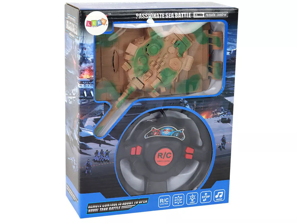 R / C rezervuaras Nuotoliniu būdu valdomas šviesos garsas smėlis 1:18 27MHz