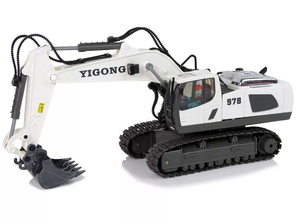 Nuotoliniu būdu valdomas ekskavatorius