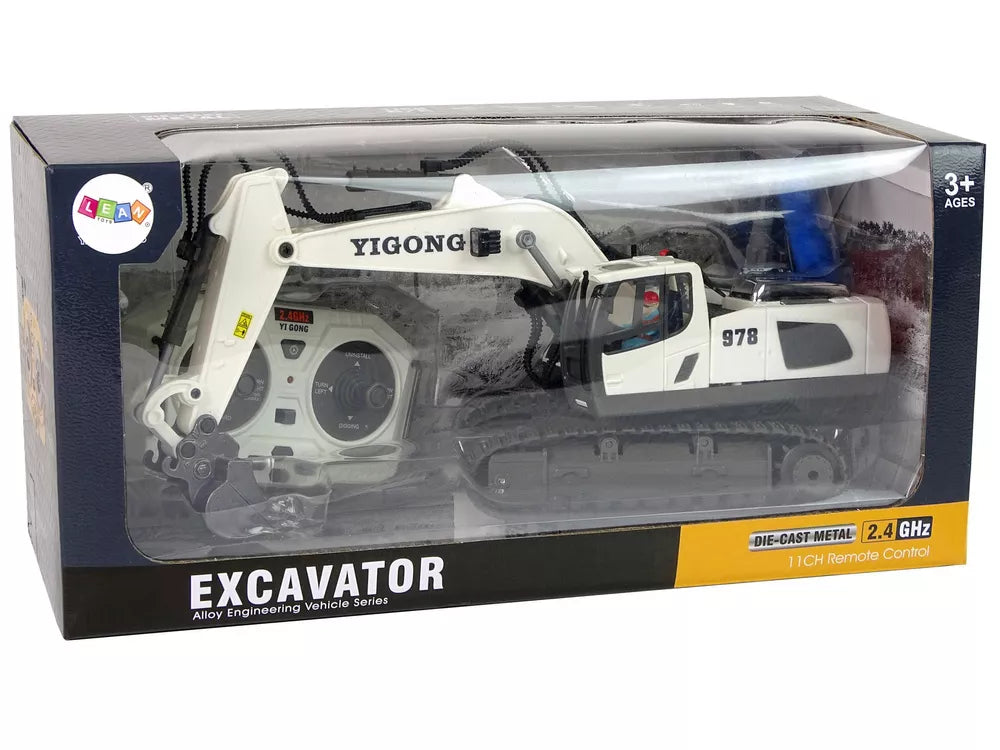 Nuotoliniu būdu valdomas ekskavatorius