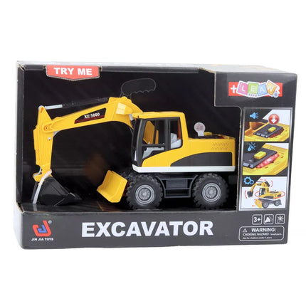 Ekskavatorius-buldozeris su šviesos ir garso efektais