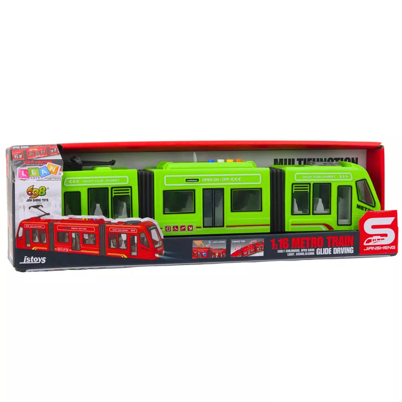 Žalias miesto metro su šviesos ir garso efektais