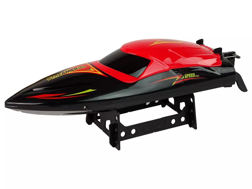 Motorinė valtis R/C 2.4G Raudona 35 KM/H