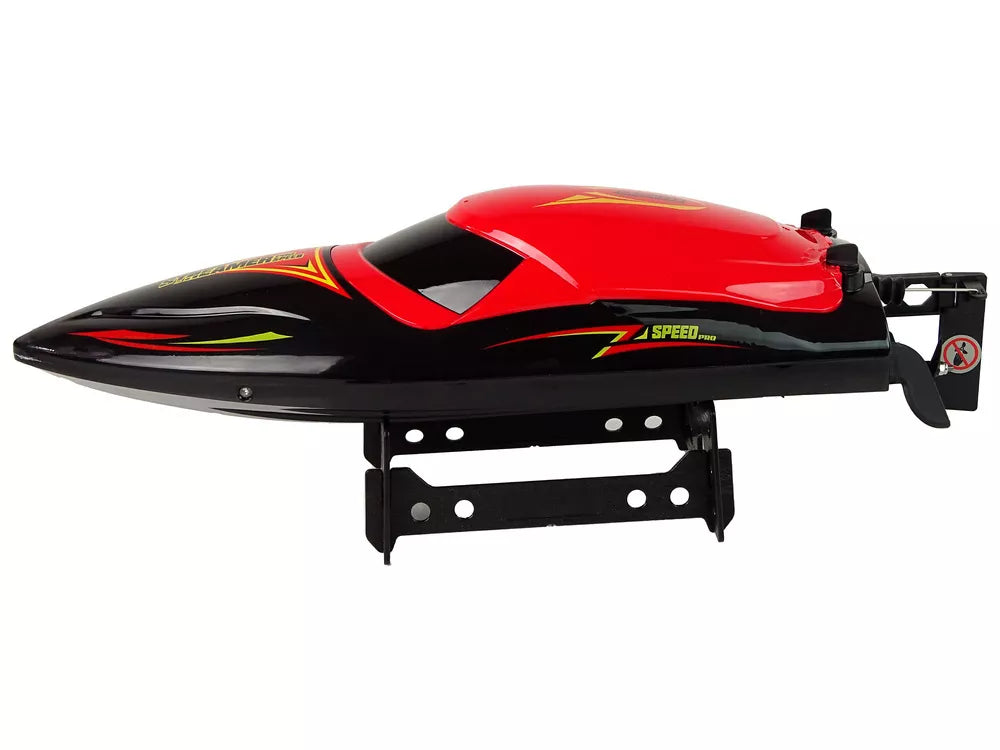 Motorinė valtis R/C 2.4G Raudona 35 KM/H