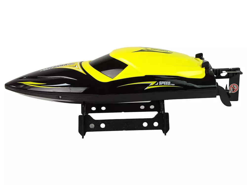 Motorinė valtis R/C 2.4G Yellow 35 KM/H
