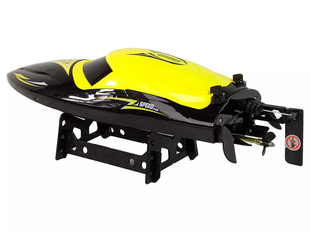 Motorinė valtis R/C 2.4G Yellow 35 KM/H