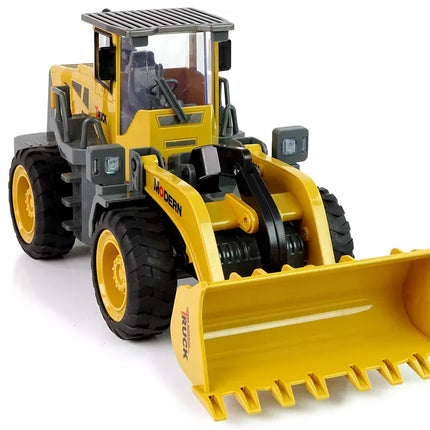 Didžiulis ekskavatorius R/C krautuvas Nuotoliniu būdu valdomi 360 laipsnių pasukimo LED žibintai