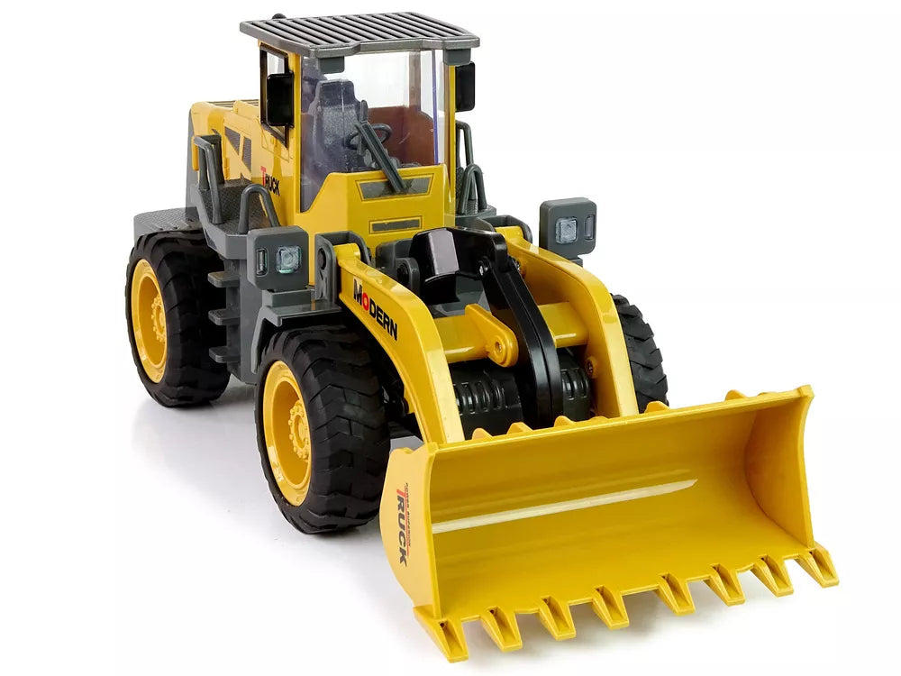 Didžiulis ekskavatorius R/C krautuvas Nuotoliniu būdu valdomi 360 laipsnių pasukimo LED žibintai