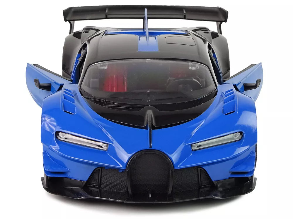 Nuotoliniu būdu valdomas sportinis automobilis LED priekiniai žibintai + R/C nuotolinio valdymo pultas