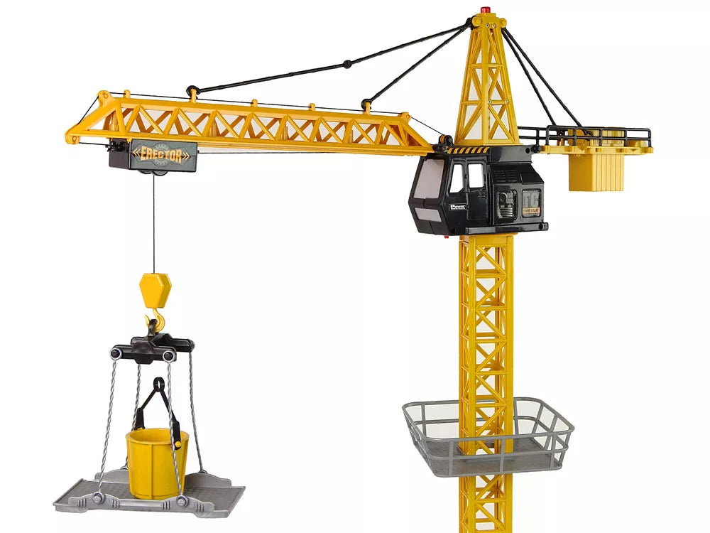 Didžiulis kranas + R/C nuotolinio valdymo pultas Aukštis 183 cm 2 darbo lygiai