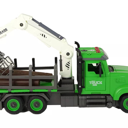 Žalioji medienos gabenimo transporto priemonė