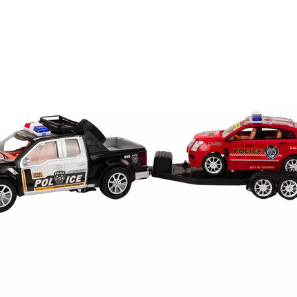 Policijos rinkinys su pikapu ir priekaba