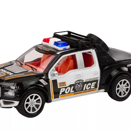 Policijos rinkinys su pikapu ir priekaba