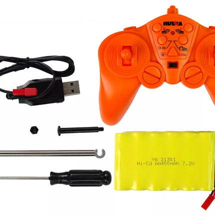 Profesionalus vikšrinis ekskavatorius, valdomas nuotoliniu būdu 2,4 GHz LED žibintai 15 funkcijų